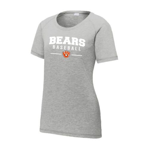 Women's Tri-Blend Scoop Neck Raglan Tee Thumbnail